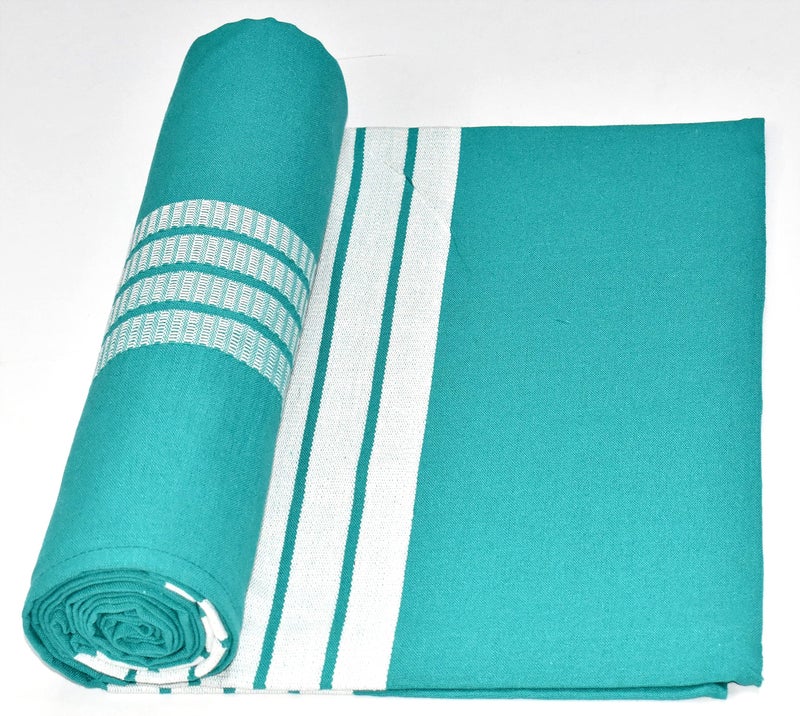 IXORA Cotton BedSheet with Pillow Cover for Clinical use/Home/Hospitals, Dust Free Fabric, Size : 50" X 90" (Green) - Image 2
