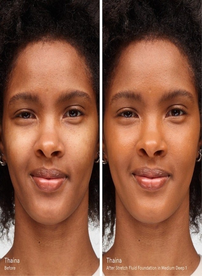 جلوسير كريم أساس سائل لامع - تغطية قابلة للبناء، متوسط ​​عميق 1 - لون ذهبي 30 مل - Image 3