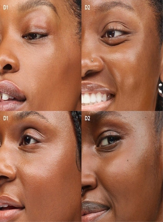 جلوسير كريم أساس سائل لامع - تغطية قابلة للبناء، متوسط ​​عميق 1 - لون ذهبي 30 مل - Image 5