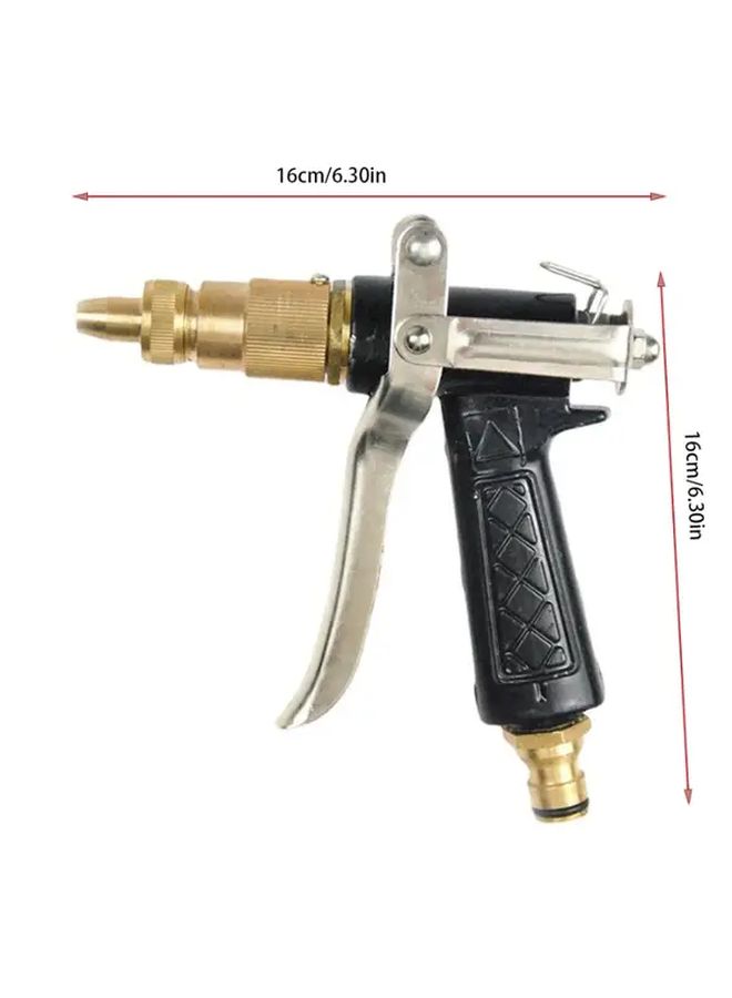 Portable High Pressure Water Gun Heavy Duty Handheld Pressure Washer Nozzle With Adjustable Spray Settings Multifunctional For Car Wash Pet Shower Window Cleaning Lawn Irrigation Manual Power Sprayer - Image 4