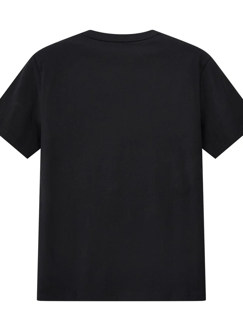 GIORDANO Men's Slim Fit Cotton Jersey Message Print Tee