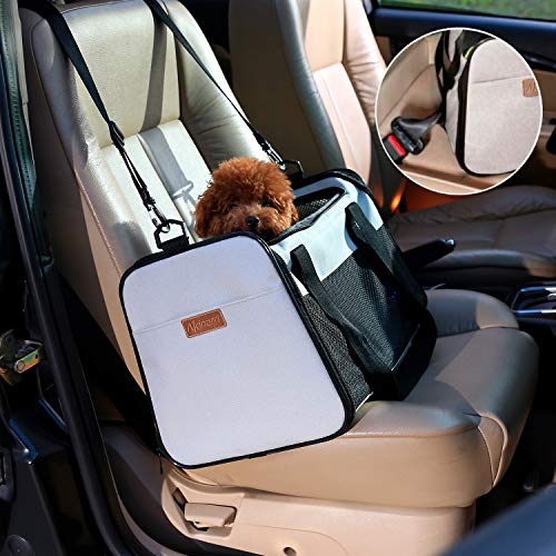 Akinerri Cat Carrier - Portable Foldable Dog Pet Carrier, Soft-Sided Pet Bag up to 28 Lbs, Airline Approved Travel Puppy Carrier - Image 5
