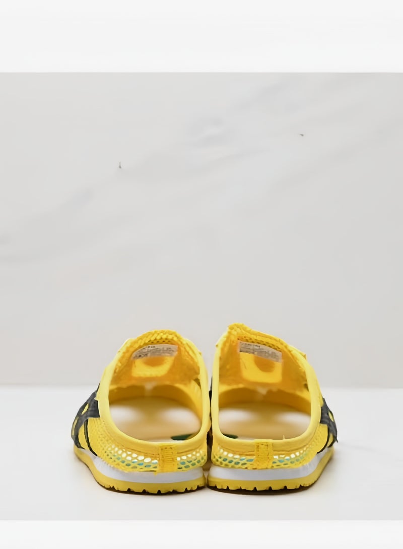 Onitsuka Tiger Men and Women Mexico66 Sabot - Slip On Canvas Cool Summer Casual Sandals Shoes Yellow/Black - Image 4