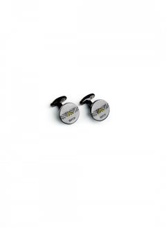 Casual yellow cufflinks for men with a unique design, suitable for all occasions