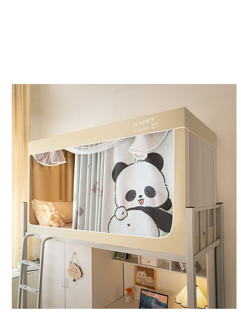 Y&D Bed Canopy Tents Curtain Blackout Curtain Single Bed Tent Curtain Student Shading Cloth Bed Canopy Mosquito Net Student Sleep Privacy Protection - Image 1