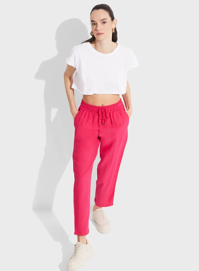 جون High Waist Pants