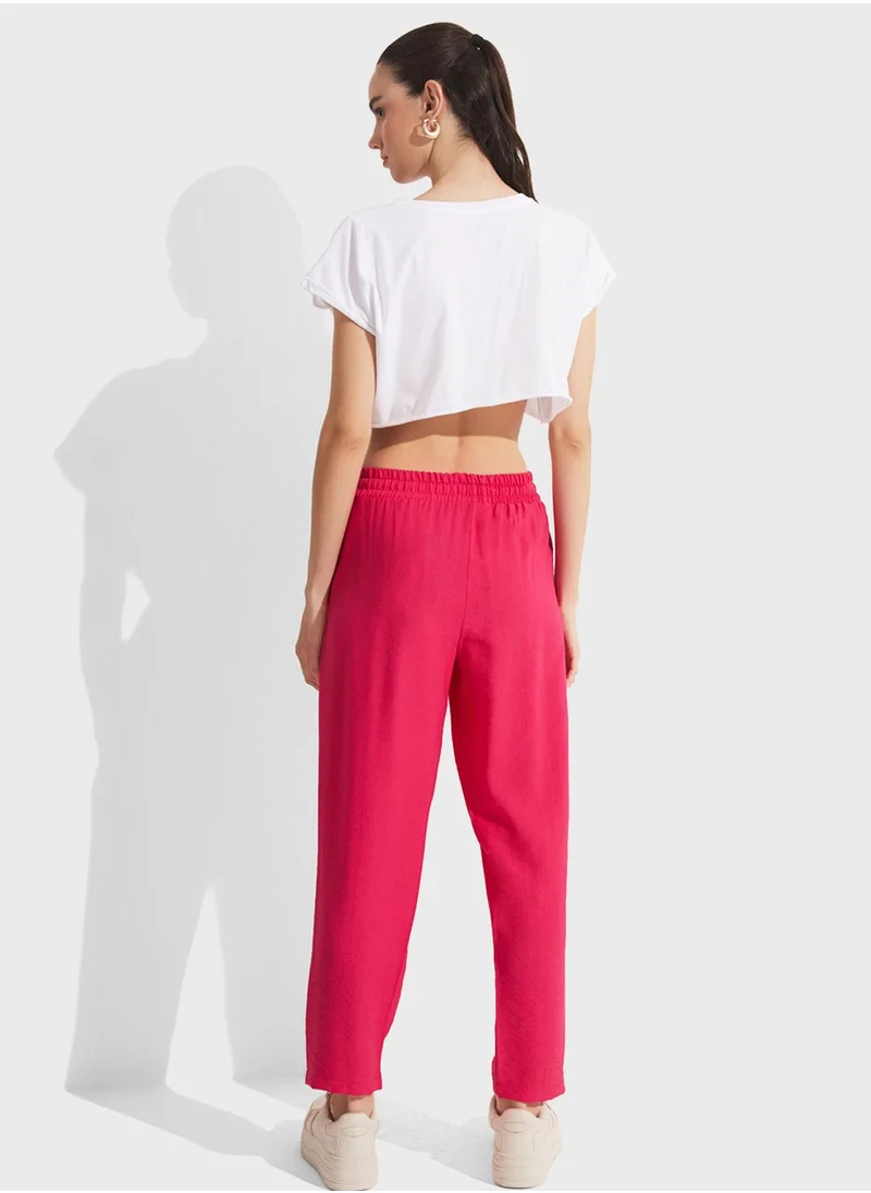 جون High Waist Pants