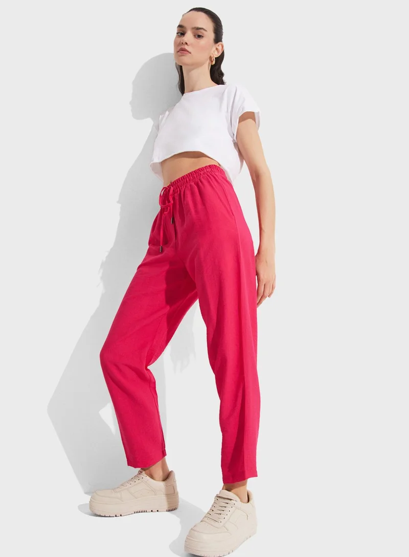 جون High Waist Pants