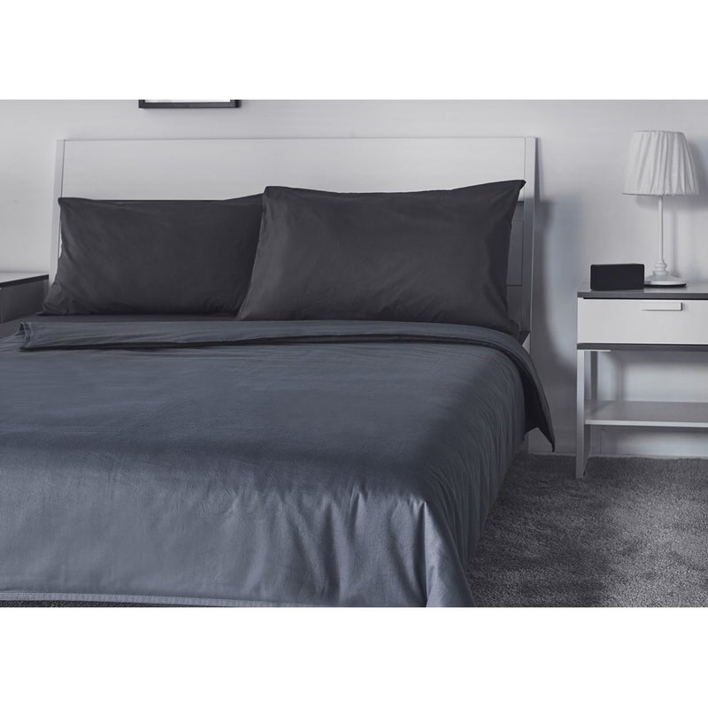 RelaxBlanket 60''x80'' Duvet Cover for Weighted Blanket | Premium 180GSM Cotton | Dark Grey - Image 2