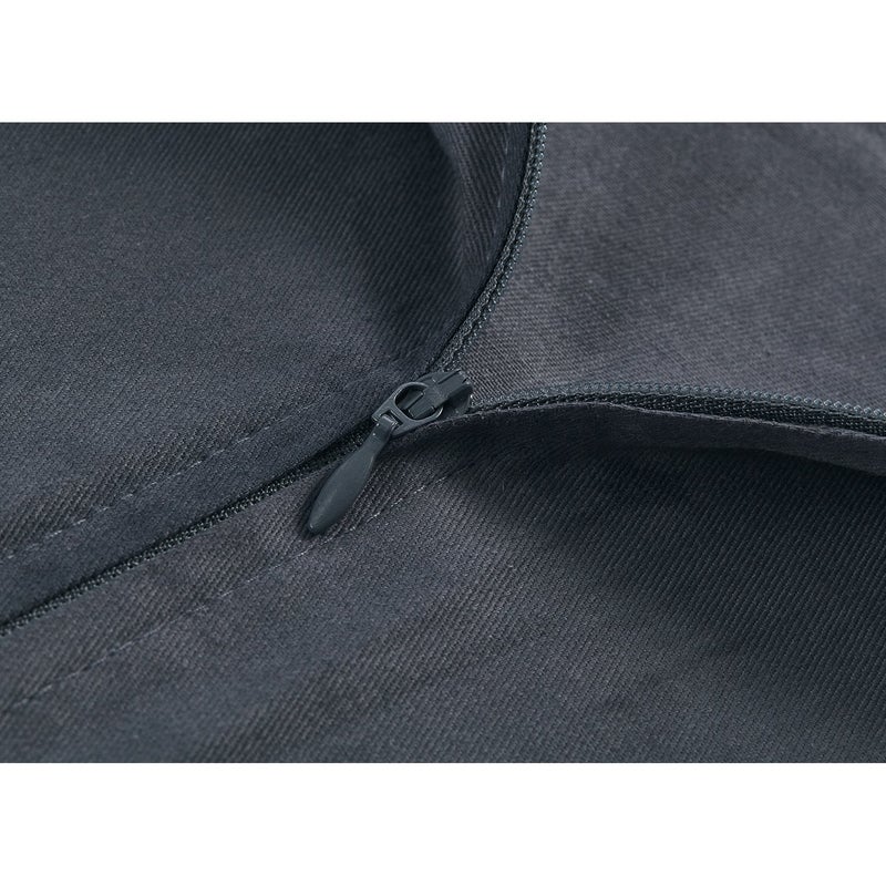RelaxBlanket 60''x80'' Duvet Cover for Weighted Blanket | Premium 180GSM Cotton | Dark Grey - Image 5