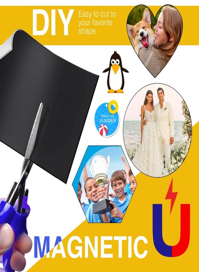 JINGZHAN Printable Magnetic Sheets-30 Matte White Magnet Paper-Make fridge magnets, Personality Labels, Crafts-8.5" x 11",Magnet Photo Paper For Cut - Image 3