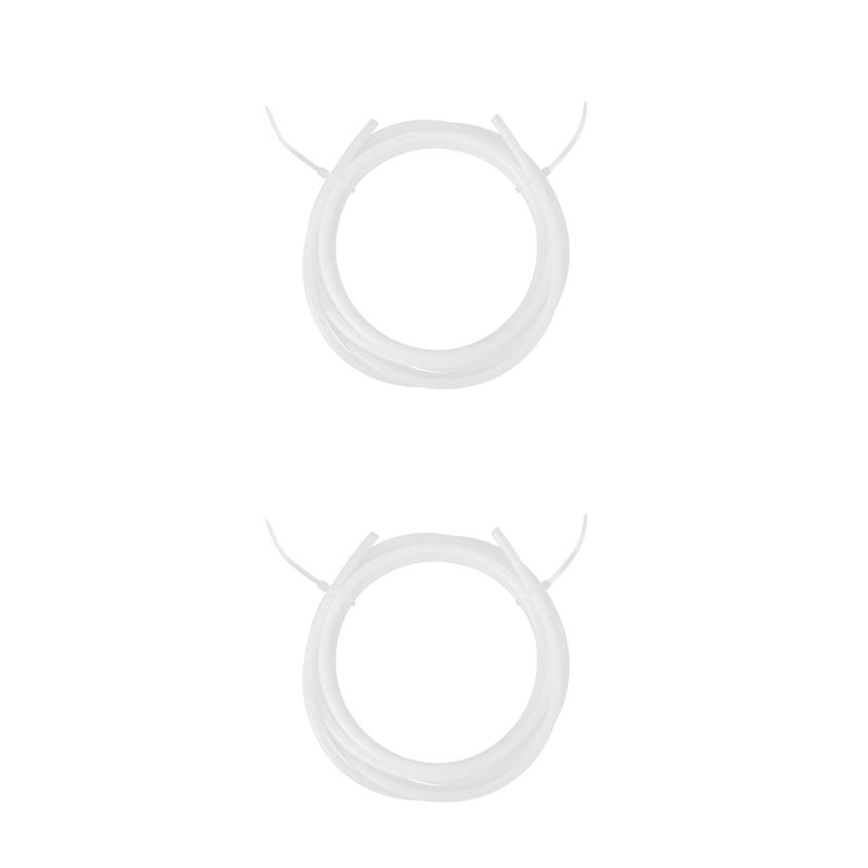 2pcs PTFE PTFE Tube Tubing Bowden Tube 1.75 Filament for 3D Printer 2mm ID/4mm OD 2 Meters ( ) - Image 1