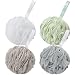 AmazerBath Loofah Sponge 75gPiece Exfoliating Bath Sponge Body Scrubber Loofa Set of 4 Neutral Colors Large - Image 2