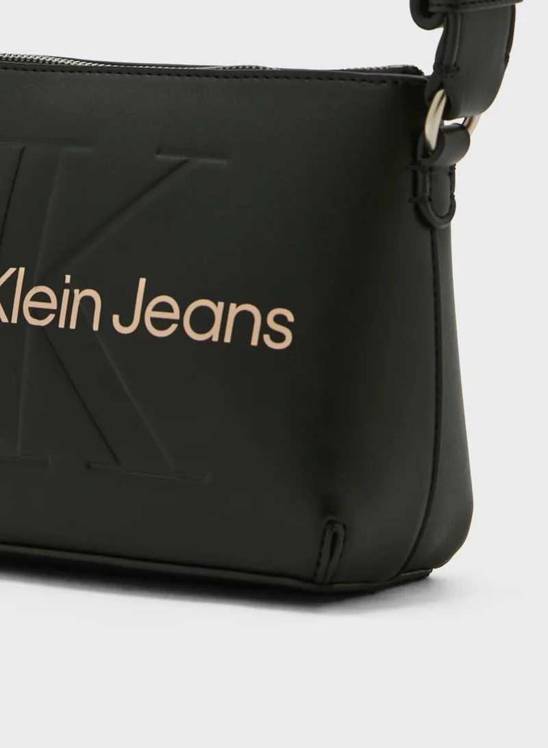 Calvin Klein Jeans Monogram Detailed Crossbody