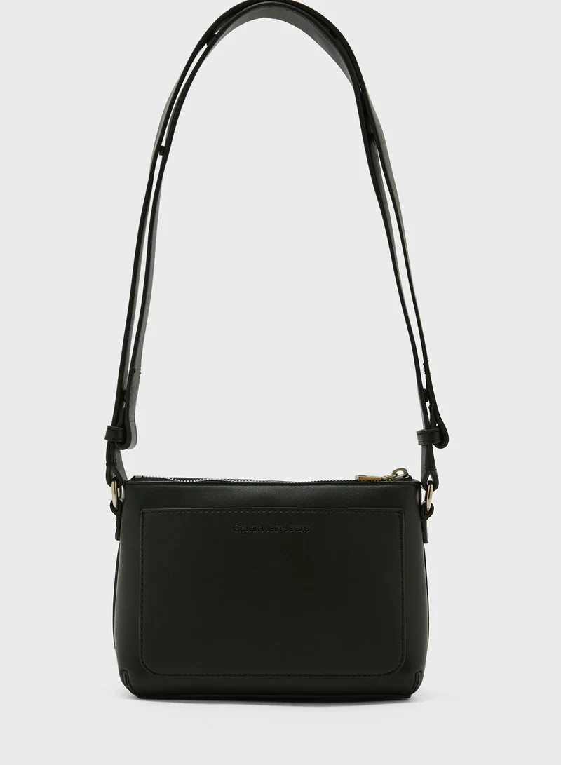 Calvin Klein Jeans Monogram Detailed Crossbody