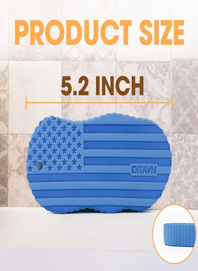 DITAVN Magic Exfoliating Bath Sponge (2 pcs), 3D Super Soft Exfoliating Bath Sponge, Skin Friendly and Reusable Exfoliating Body Scrubber for Adults Children and Pregnant Women - Image 2