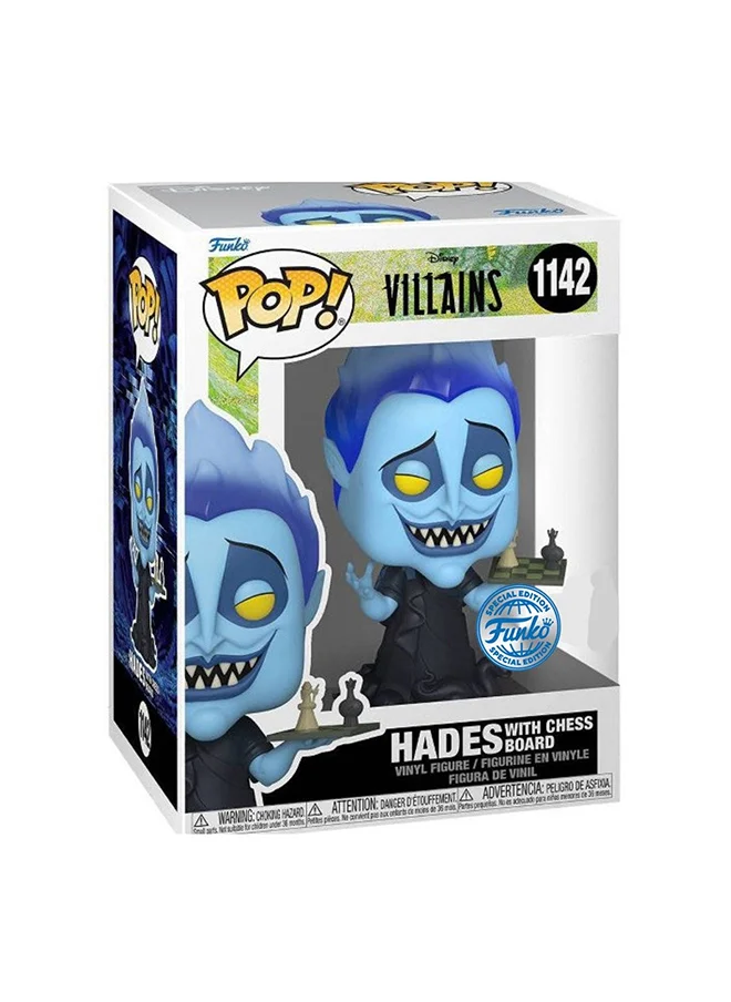 Funko Disney Villains - Hades w/Board (Exc), Collectible Action Vinyl Figure - 58639