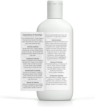 dr.organic بلسم دكتور أورجانيك كاليندولا خالي من العطور للبشرة الحساسة للرجال والنساء طبيعي نباتي خالي من القسوة خالي من البارابين SLS 265 مل قد يختلف التعبئة والتغليف - Image 2