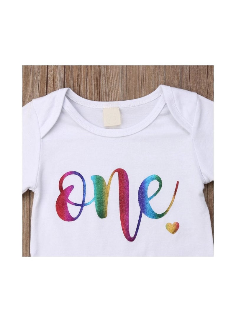 We Happy First Birthday Baby Girl Costume Dress - Image 3