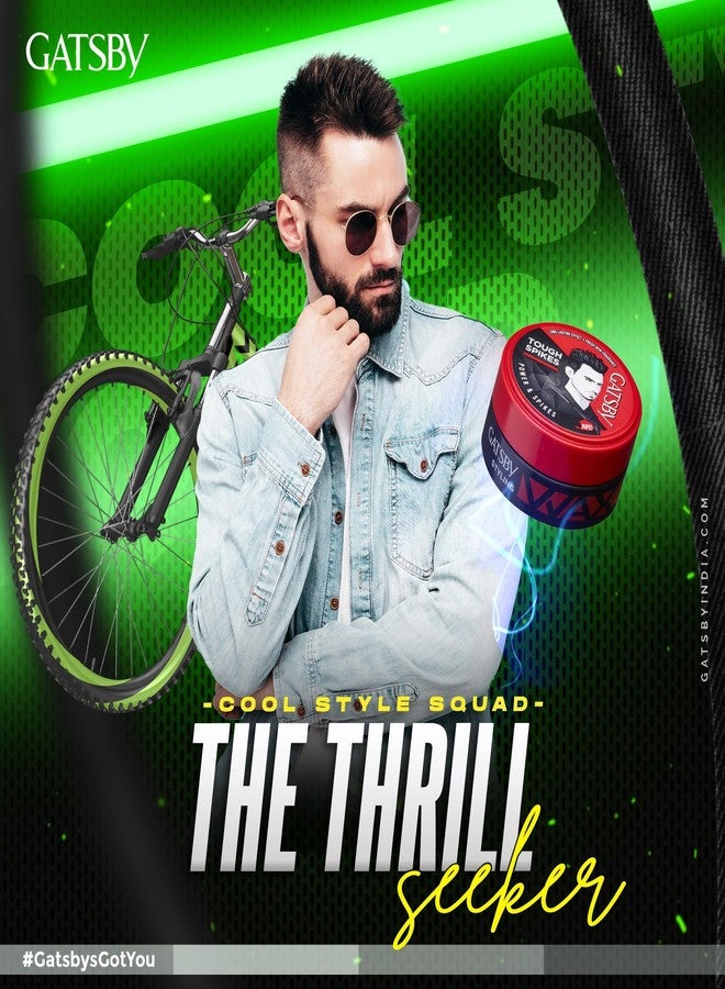 Gatsby Japan Hair Styling Wax for Men - Power & Spikes, 25g (Set of 3) - Image 5