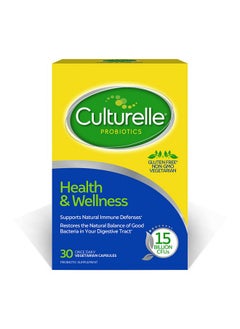 Culturelle Health & Wellness Daily Probiotic For Women & Men 30 Count 15 Billion Cfus & A Proveneffective Probiotic Strain Support Your Immune System Gluten Free Soy Free Nongmo  - Image 2