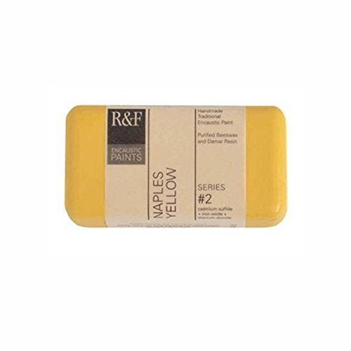 R&F Encaustic Paint, 40ml, Naples Yellow - Image 2