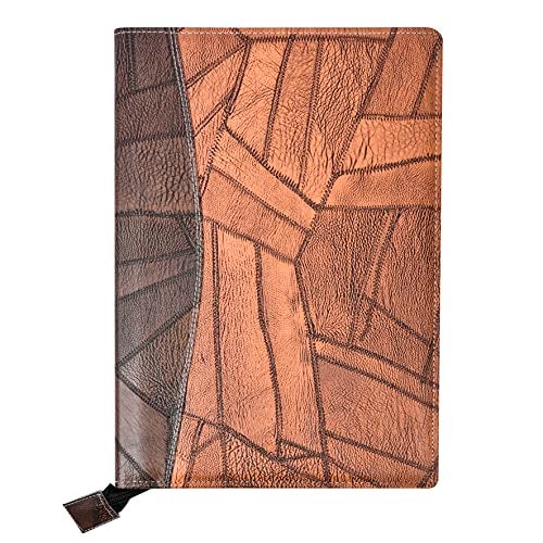 AmazingHind Leatherette Files for documents.File folders for documents.Certificate File Holder to Store Your documents with 20 Leafs (B4, Grey Brown_20 Leafs) - Image 1