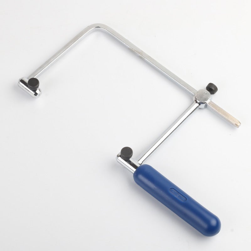 Fish brand curved saw mini U-shaped saw bow small hand saw woodworking pull saw wire saw DIY model saw(ASB 500) - Image 1