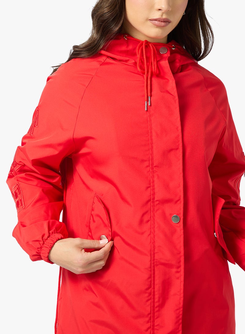 Ginger Oversize Hooded Longline Parka Jacket - Image 3