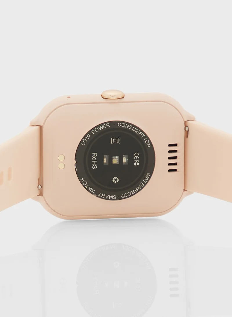 جينجر Smart Watch With Bluetooth Call, Heart Rate, Blood Pressure And Blood Oxygen Monitoring