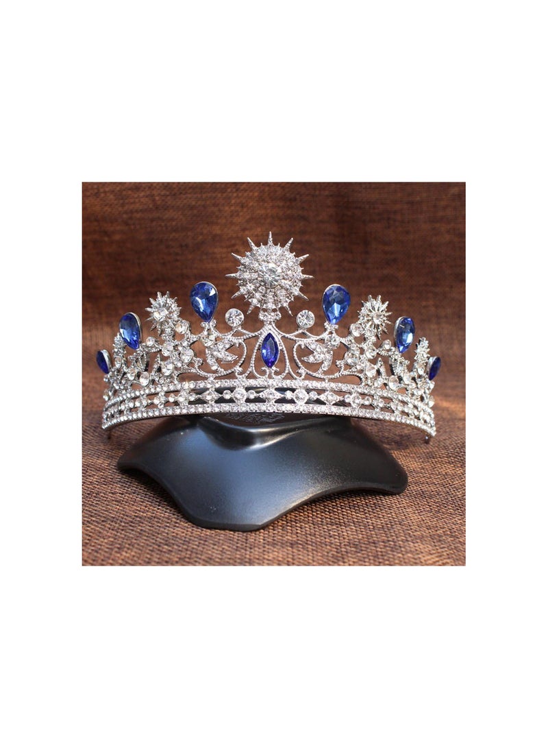 GGOOT Tiara Bridal Headpieces Diamond Rhinestone Luxury Headbands - Image 5