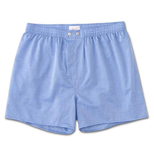 Derek Rose Men's Amalfi Boxer Short, Blue, XX-Large - Image 2