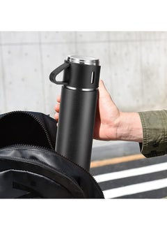 Arabest Stainless Steel Thermo 500ml/16.9oz Vacuum Insulated Bottle with Cup for Coffee Hot Drink and Cold Drink Water Flask.(Black,Set)  - Image 5
