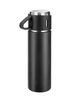 Arabest Stainless Steel Thermo 500ml/16.9oz Vacuum Insulated Bottle with Cup for Coffee Hot Drink and Cold Drink Water Flask.(Black,Set)  - Image 1