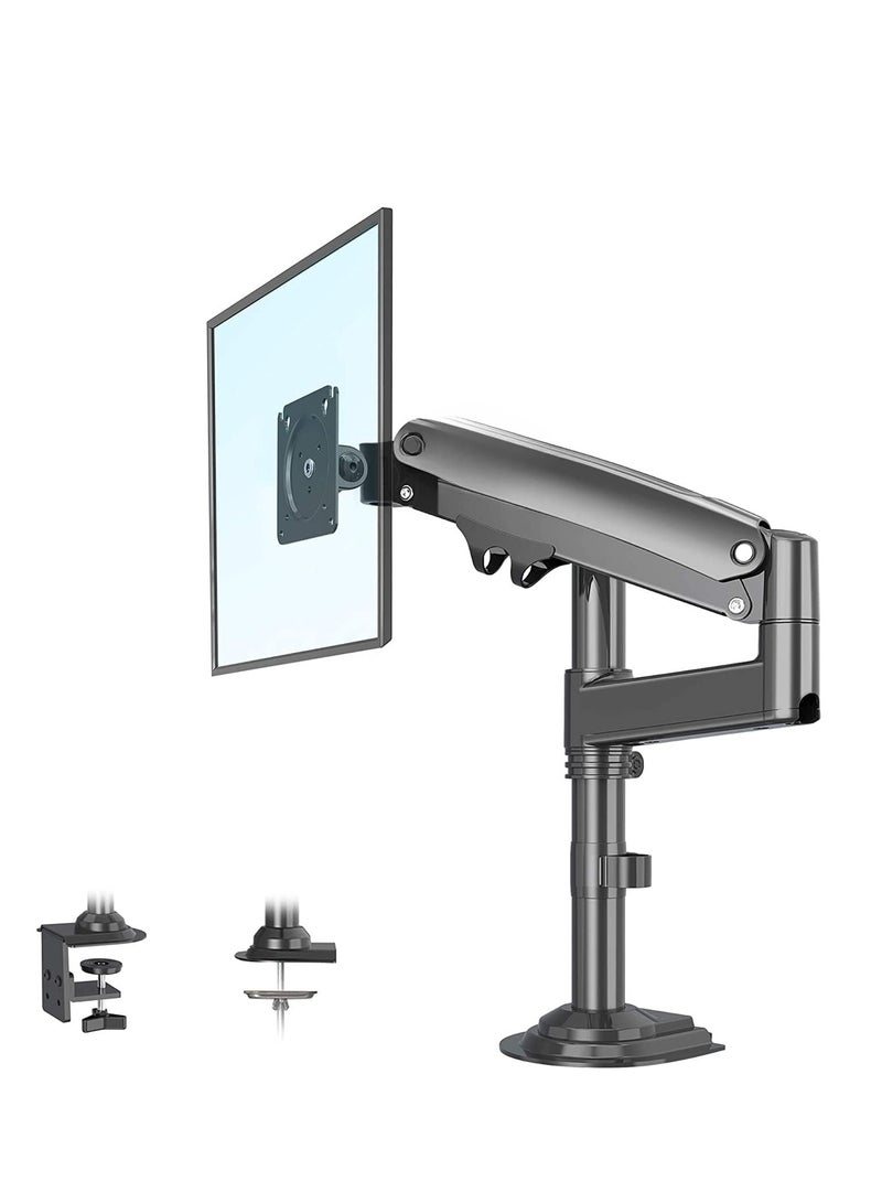Adjustable Monitor Arm Mount NB H100 – Gas Spring Desk Mount for 17–30 Inch Screens with Shock Absorber & Lift Arm - Image 1