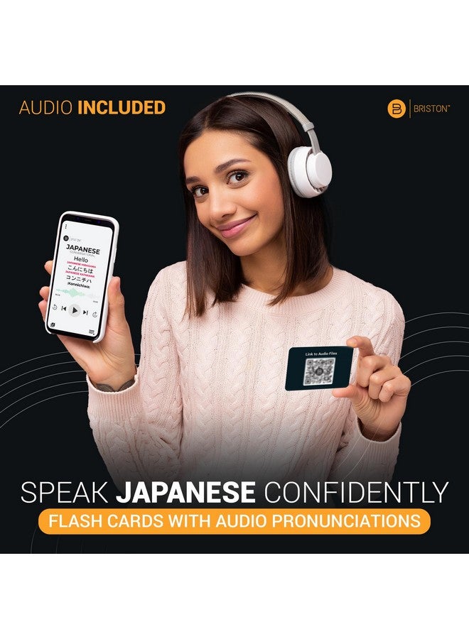 Briston Japanese Conversational Phrase Flash Cards - 75 Beginner Sayings for Travel, Memory, Quick Reference - Educational Language Learning Resource Tool - Fun Play - Kids, Students, Classroom, Homeschool  - Image 5
