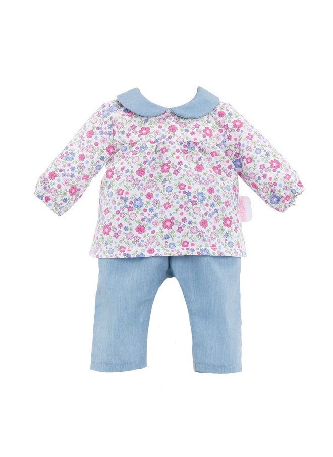 Corolle Corolle - Floral Blouse and Pants Outfit for 14" Baby Dolls  - Image 1