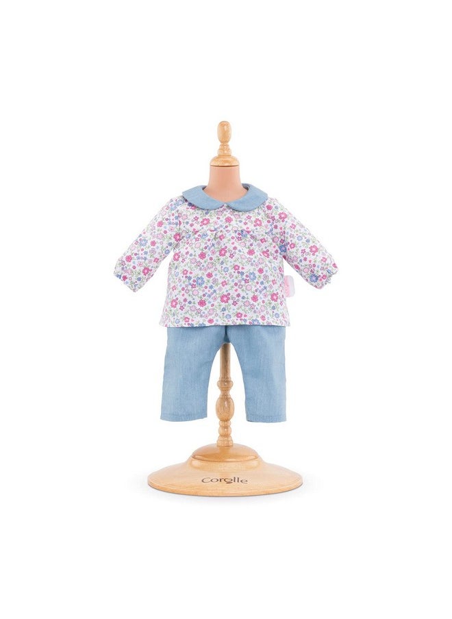 Corolle Corolle - Floral Blouse and Pants Outfit for 14" Baby Dolls  - Image 3