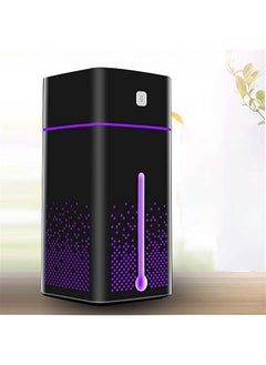 Arabest 1000Ml Air Humidifier Usb Large Capacity Quiet Cool Mist Humidifiers With 7 Color Leds Night Light Portable Personal Humidifier For Home Car Bedroom Office And Travel Black  - Image 5