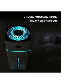 Arabest 1000Ml Air Humidifier Usb Large Capacity Quiet Cool Mist Humidifiers With 7 Color Leds Night Light Portable Personal Humidifier For Home Car Bedroom Office And Travel Black  - Image 4