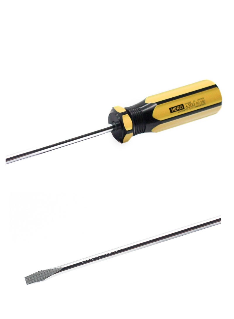 Hero Screwdriver Hero 6-250 inch Metal Silver Yellow & Black - Image 2