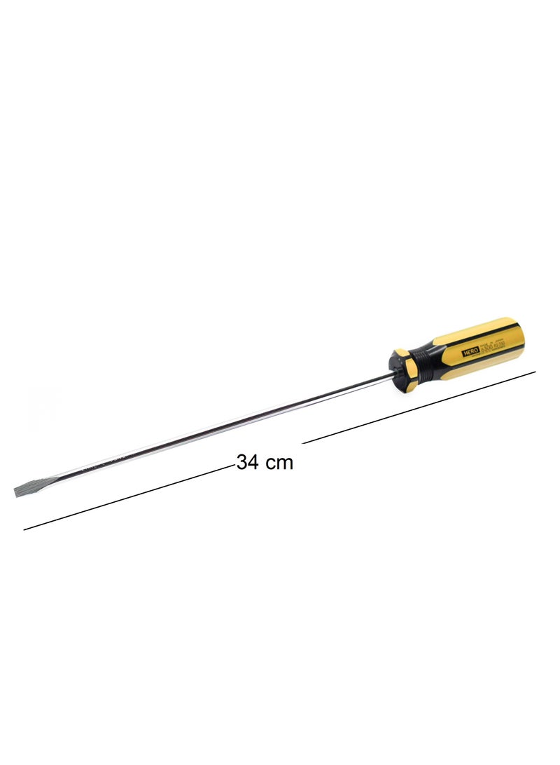 Hero Screwdriver Hero 6-250 inch Metal Silver Yellow & Black - Image 3