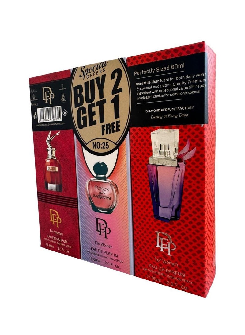 Diamond Special Offer Buy 2 Get 1 Free NO.25 For Women - Image 2