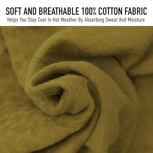 Rothco Solid Color Shemagh Tactical Desert Keffiyeh Scarf – Versatile Head and Neck Wrap – Great for Camping, Hiking, and Other Outdoor Activities – Coyote Brown - Image 5