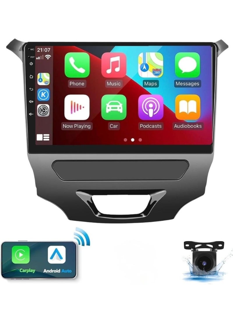 SHEZA STAR Android Car Stereo for Chevrolet Chevy Cruze 2015-2018 6GB RM 128GB ROM Support SIM Card, Carplay, M-Link Wi-Fi BT, Radio GPS, 9 Inch IPS Touch Screen with AHD Camera Included - Image 1