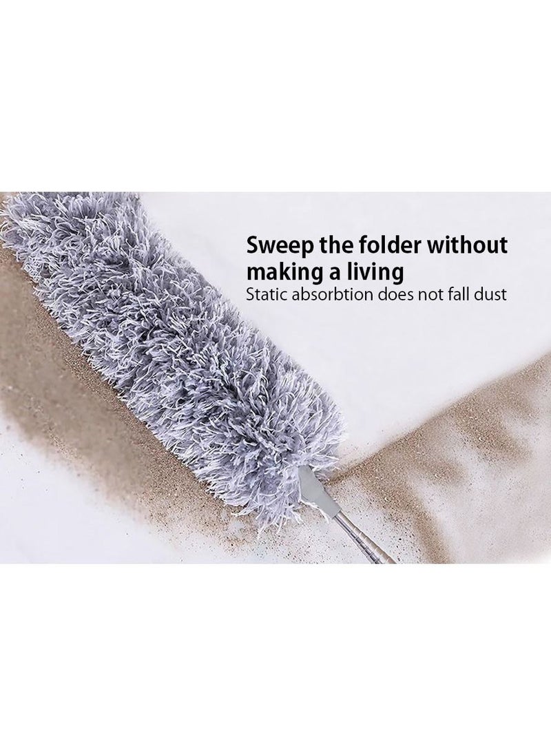 Ultra Long Household Dust Duster Cleaning Hair Duster Removal And Ash Roof Cleaning Brush Sweeping The Wall Microfiber Duster Bendable Telescopic