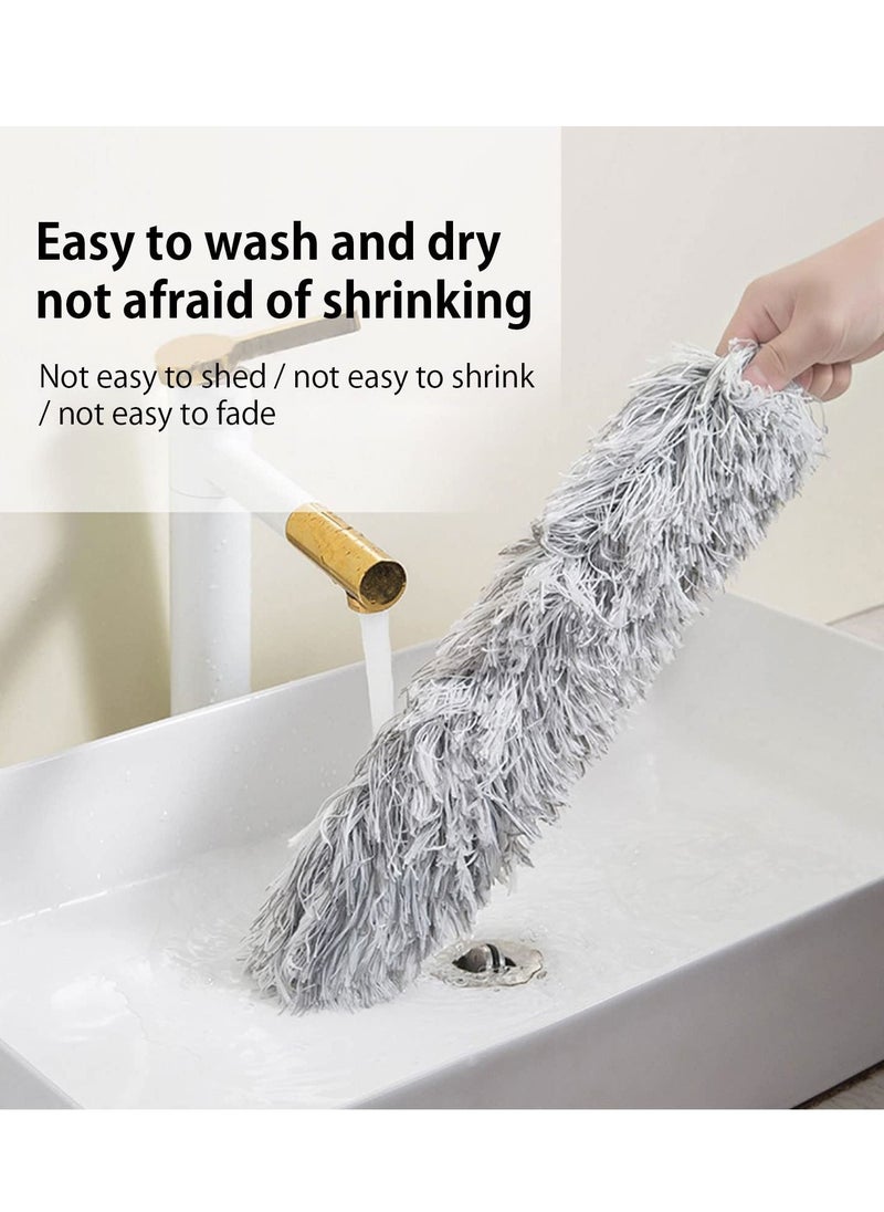 Ultra Long Household Dust Duster Cleaning Hair Duster Removal And Ash Roof Cleaning Brush Sweeping The Wall Microfiber Duster Bendable Telescopic