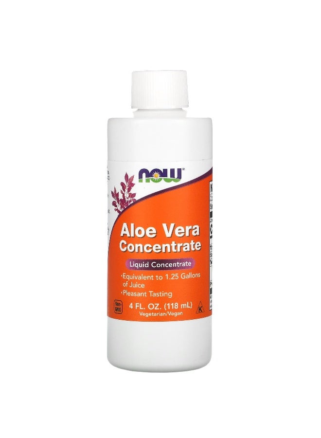 Now Foods NOW Foods, Aloe Vera Concentrate, 4 fl oz (118 ml) - Image 1