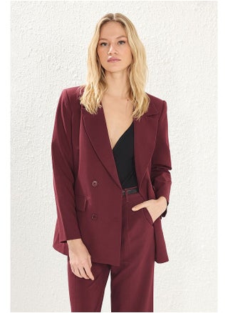 Burgundy Lined Oversize Blazer Jacket TWOAW25BC00041 - pzsku/ZF2347B41F939FE96D470Z/45/1741871294/78a6917a-f94f-46a8-9c4e-57db42340977