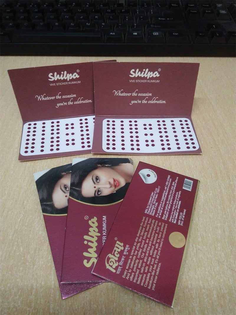 shipla bindi (Size no 8 - Pack of 5 by ATCUSA)